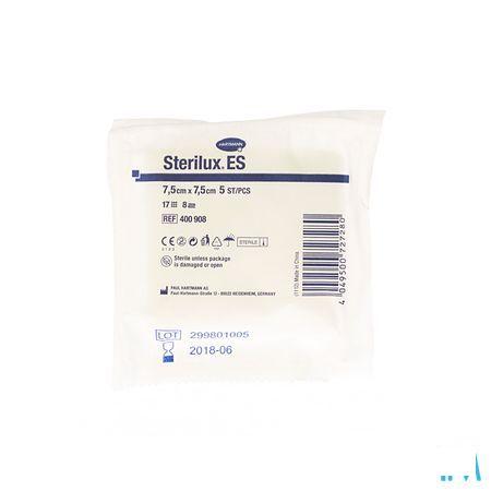 Sterilux Es 7,5x7,5cm 8l.st. 30x5 P/s  -  Hartmann
