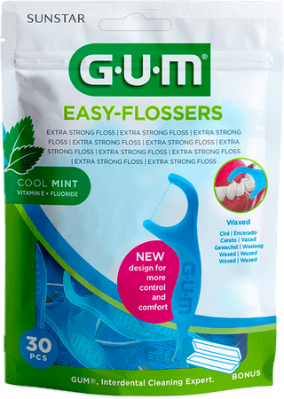 Gum Easy Flossers 30St