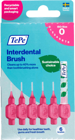 Tepe Brossettes Interdentaires Orig. Rose 0,4Mm 20