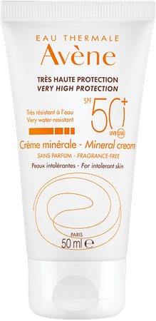 Avene Zonnecreme Minerale Z.hoge Besch.ip50 + 50 ml  -  Avene