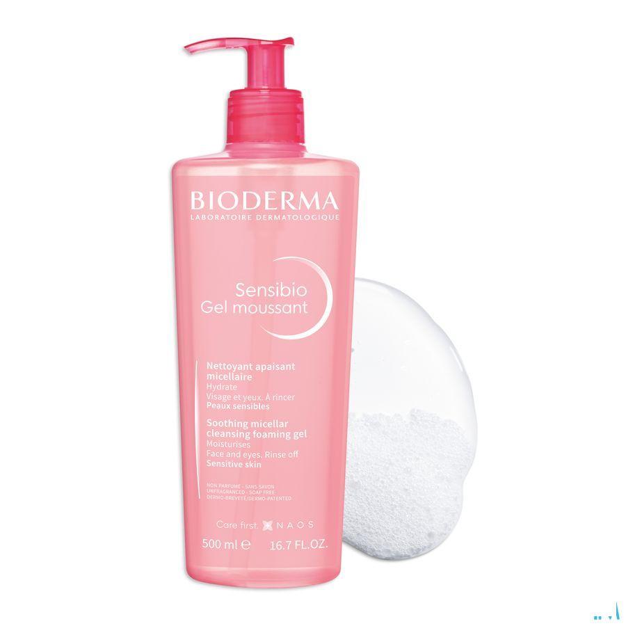 Bioderma Sensibio Gel Schuimend Pompfles 500 ml
