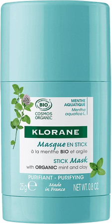 Klorane Gezicht Munt Aquatic Masker Stick 25G