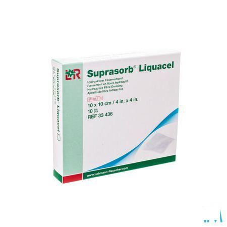 Suprasorb Liquacel Vezelverb Hydroact. 10X10Cm 10  -  Lohmann & Rauscher