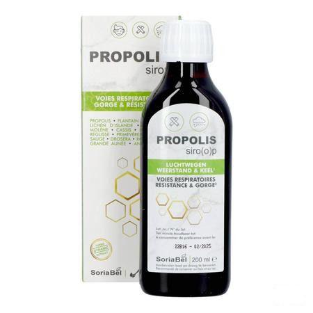 Soria Propolis Siroop 200 ml  -  Soria Bel