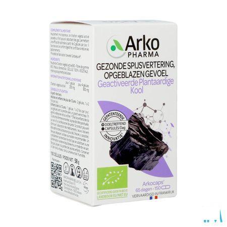 Arkocaps Plantaardig Kool Capsule 150  -  Arkopharma