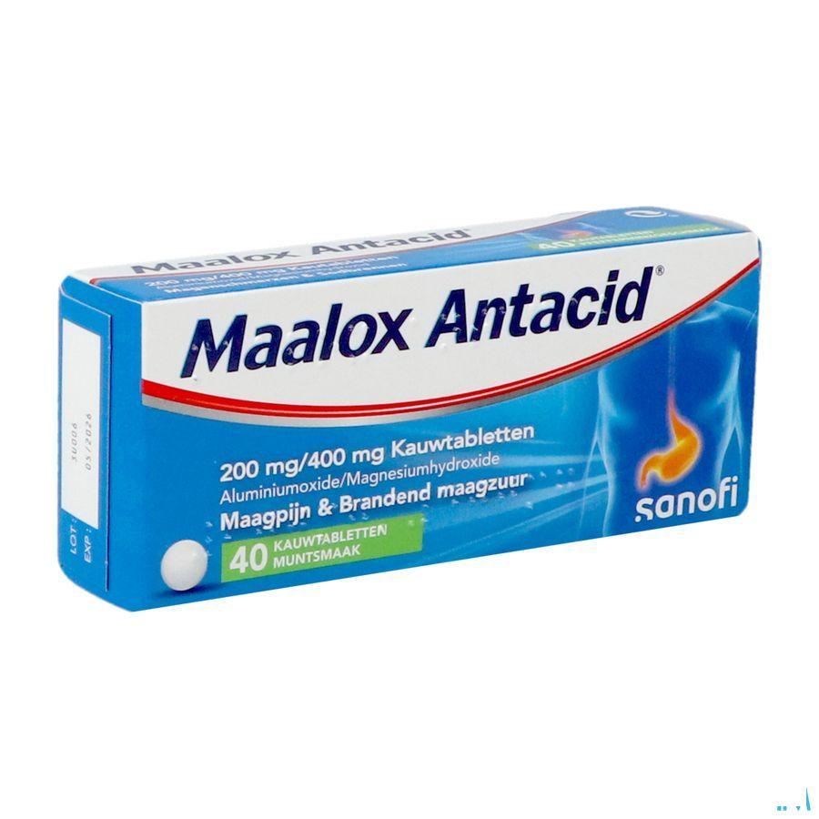 Maalox Antacid 200/400 Tabletten 40