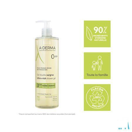 Aderma Gel Douche Surgras 750 ml
