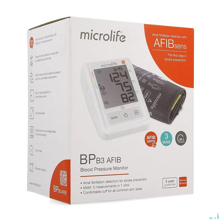 Microlife Bpb3 Afib Tensiometre Bras Otc Sol