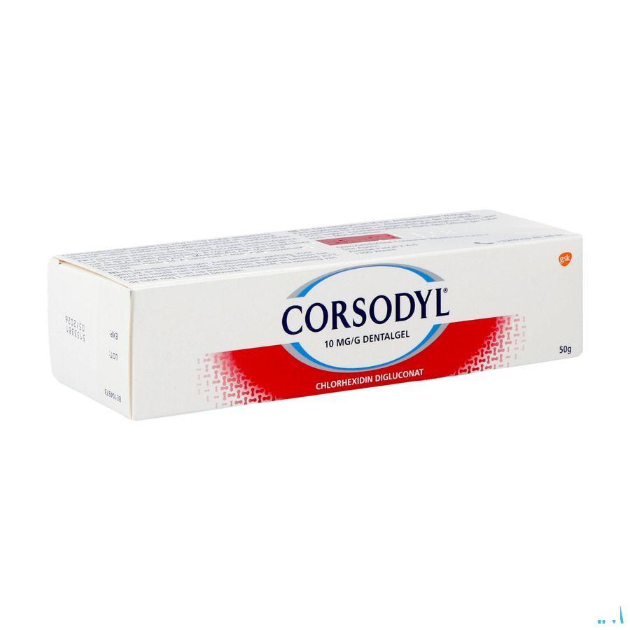 Corsodyl 10 mg/g Gel Dentaire Tube 50 gr