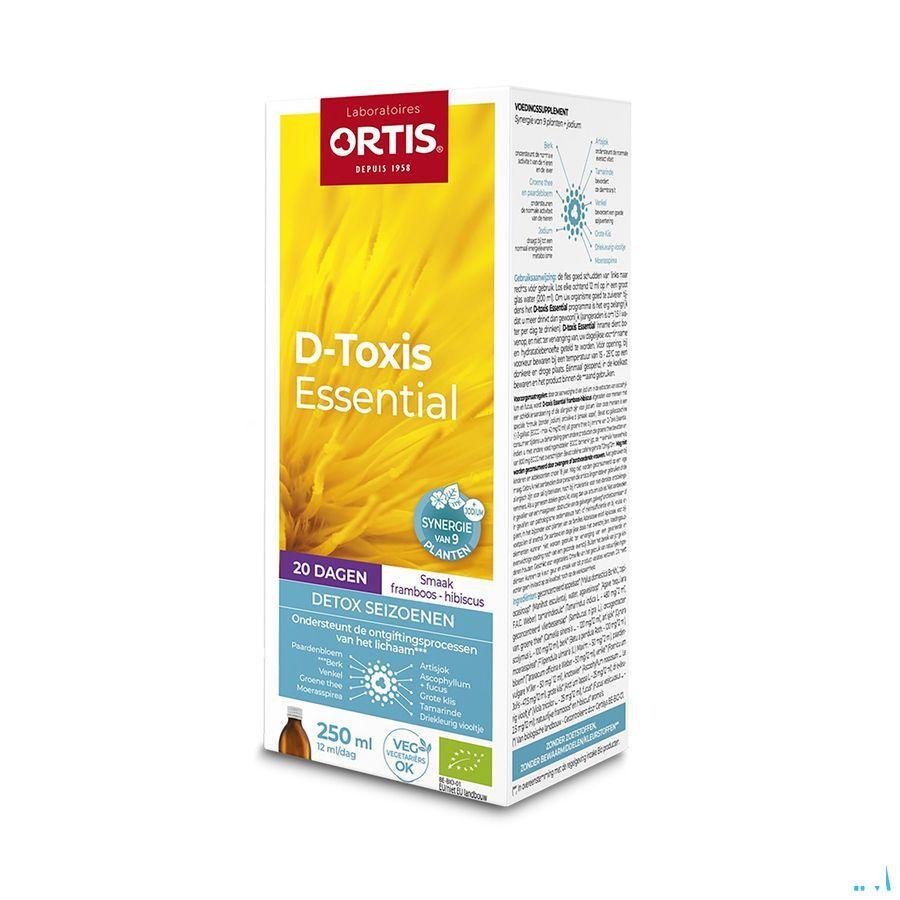 D Toxis Essential Detox Seizoenen Bio 250 ml