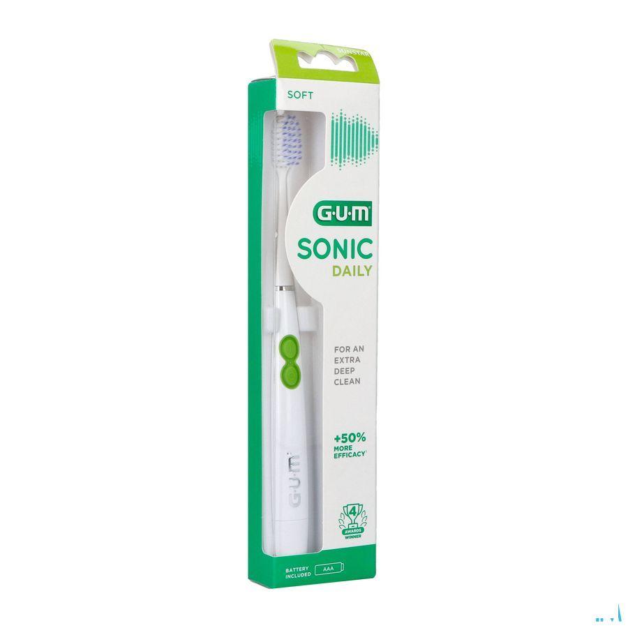 Gum Sonic Daily Batterij Tandenborstel Wit