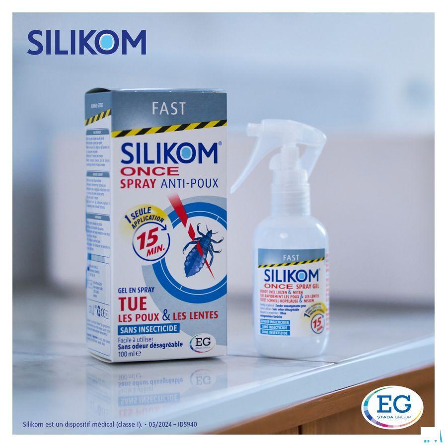 Silikom Once Spray Gel Anti pouce 100 ml  -  EG