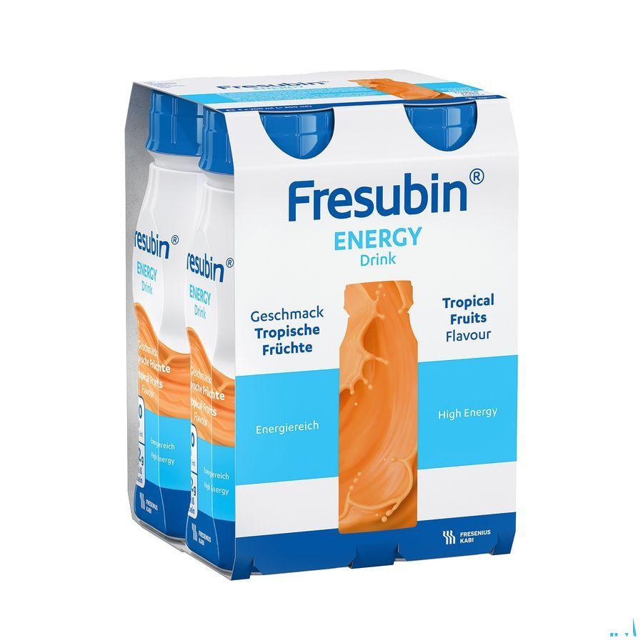 Fresubin Energy Drink Fruits Tropicaux Flacon 4x200 ml  -  Fresenius