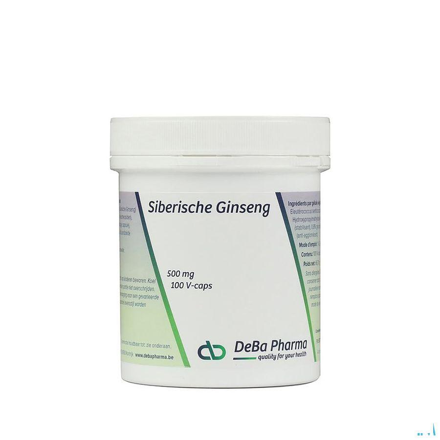 Siberian Ginseng Capsule 100x650 mg  -  Deba Pharma