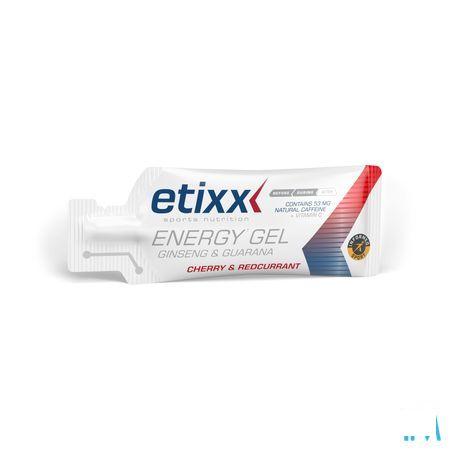 Etixx Ginseng & guarana Energy Gel Red Currant-cherry 12x50 gr