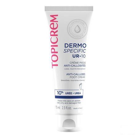 Topicrem Ur10 Voetcreme Anti eelt Tube 75 ml