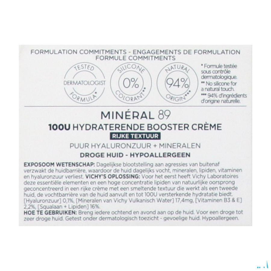 Vichy Mineral 89 Creme Rijk 50 ml