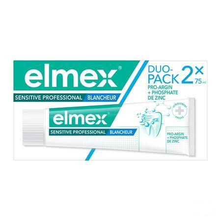 Elmex Sensitive Pro.Whitening Tandpasta 2X75 ml 