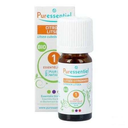Puressentiel Eo Citroen Litsea Bio Essentiele Olie 10 ml  -  Puressentiel