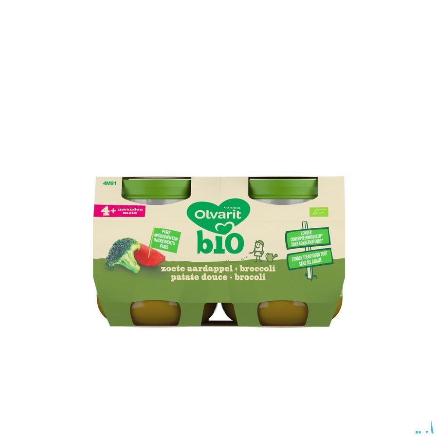 Olvarit Bio Patate Douce Broccoli 4M 2X125G  -  Nutricia