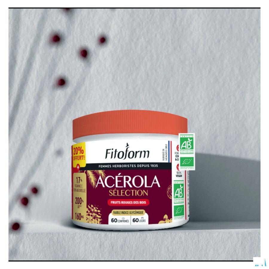 Fitoform Veggie Acerola 100 Bio Comp 60  -  Bioholistic Diffusion