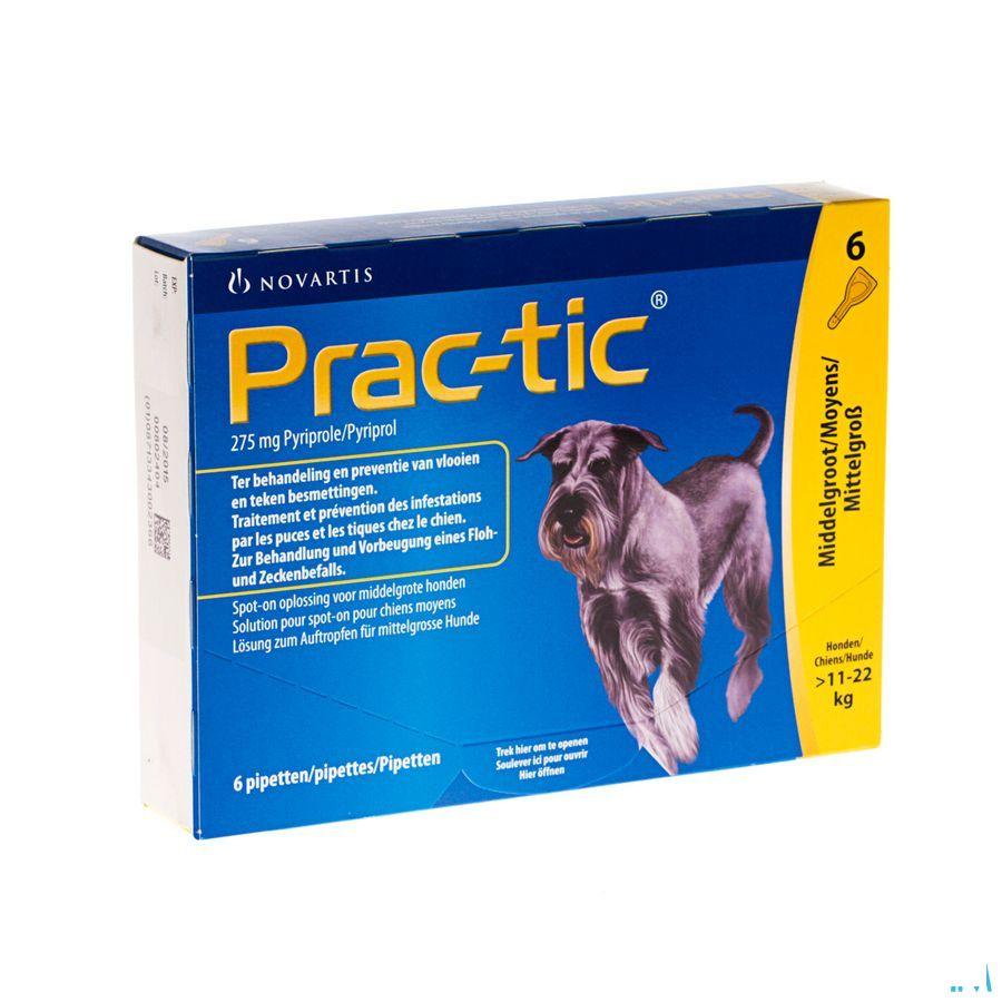 Prac-tic Spot-on Anti vlo-teek Hond Middel .2x3