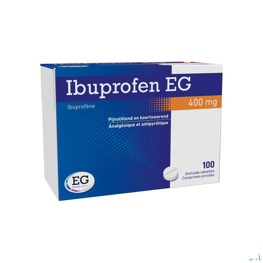 Ibuprofen EG 400 mg Comprimes Pellicules 100 X 400 mg  -  EG
