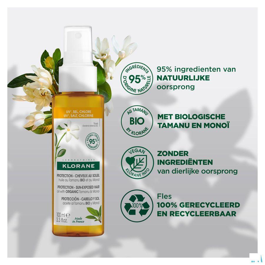 Klorane Capilaire Olie Tamanu&Monoi Bio 100 ml