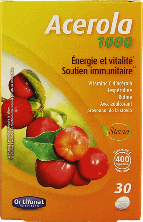 Acerola 1000 Comprimes 30 Orthonat  -  Trenker