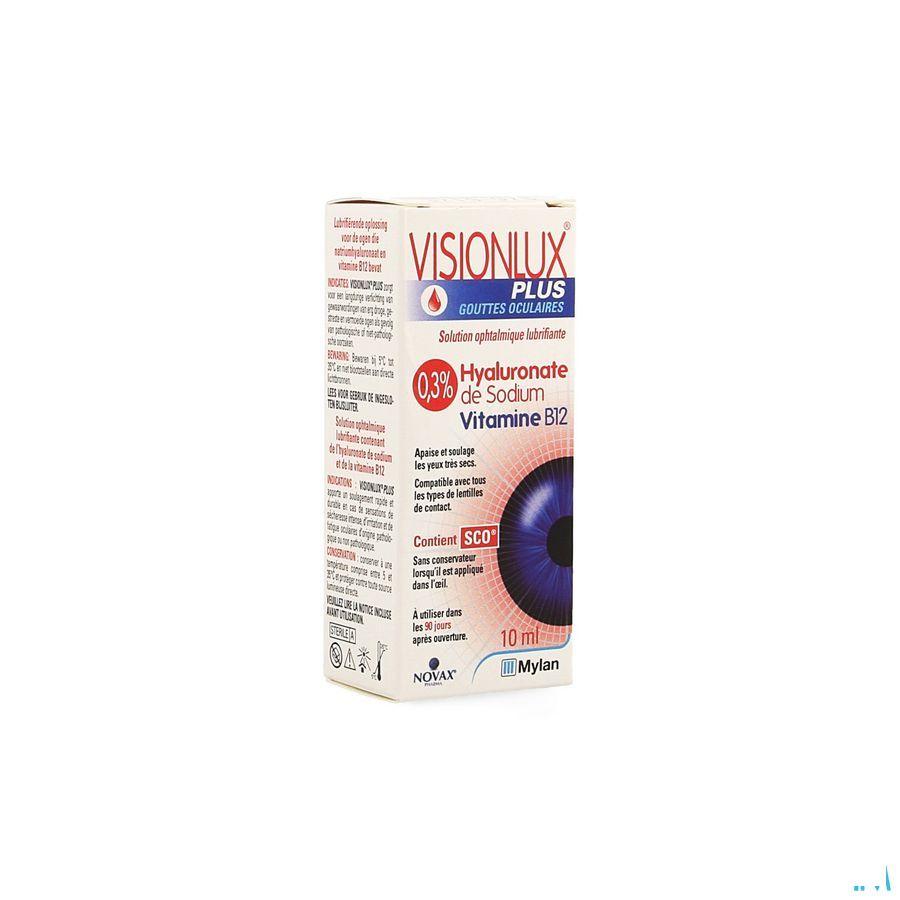 Visionlux Plus Oogdruppels Flacon 1 X 10 ml