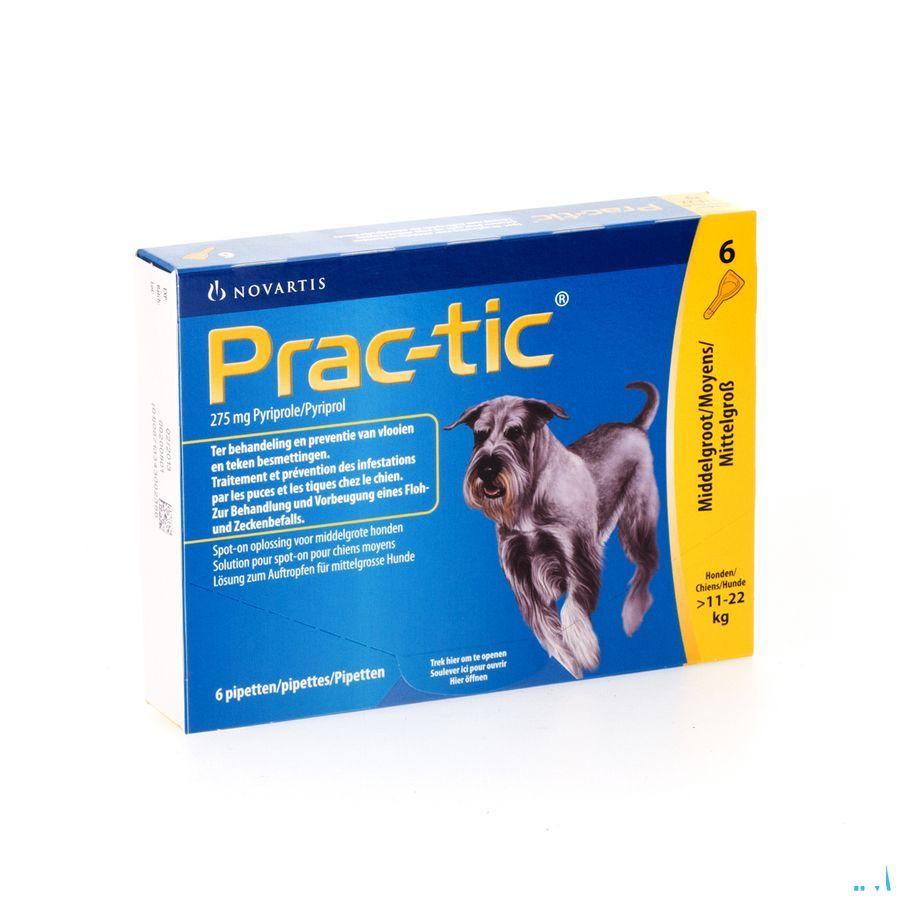Prac-tic Spot-on Anti puce-tiq. Chien Moyen .2x3