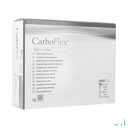 Carboflex Verband Abs.n/adh 10x10cm 10  -  Convatec