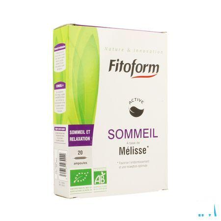 Slaap Ampullen 20x10 ml Fitoform  -  Bioholistic Diffusion