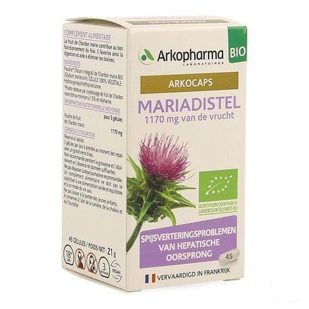 Arkocaps Mariadistel Bio Caps 45 Nf