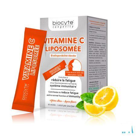 Biocyte Vitamine C Liposomee Stick 10x250 mg  -  Biocyte