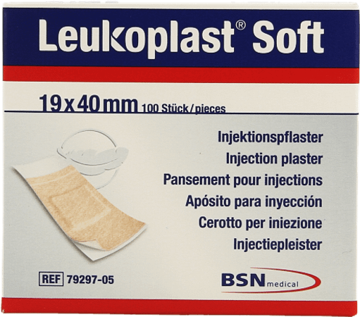 Leukoplast Soft Inj. 19x40mm 100