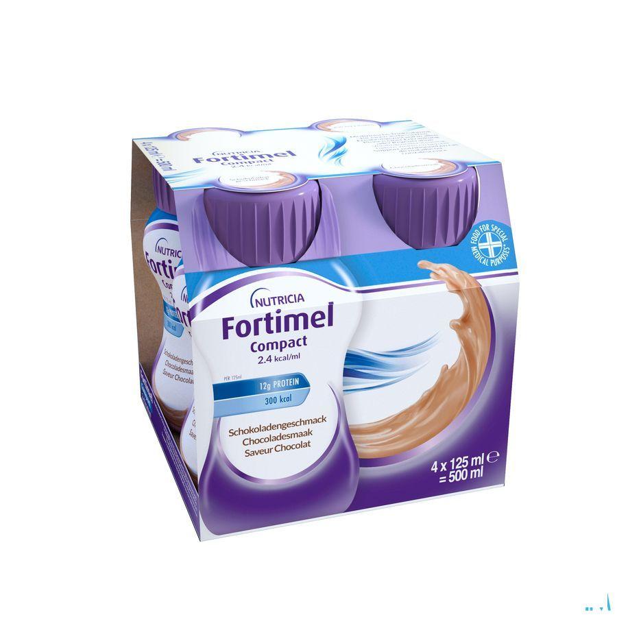 Fortimel Compact 2.4Kcal Chocolat 4 x 125 ml