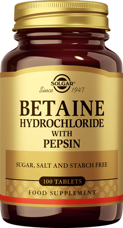 Solgar Betaine Hydrochloride Pepsin Comp 100  -  Solgar Vitamins