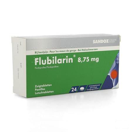 Flubilarin 8,75 mg Zuigtabletten 24 Blister