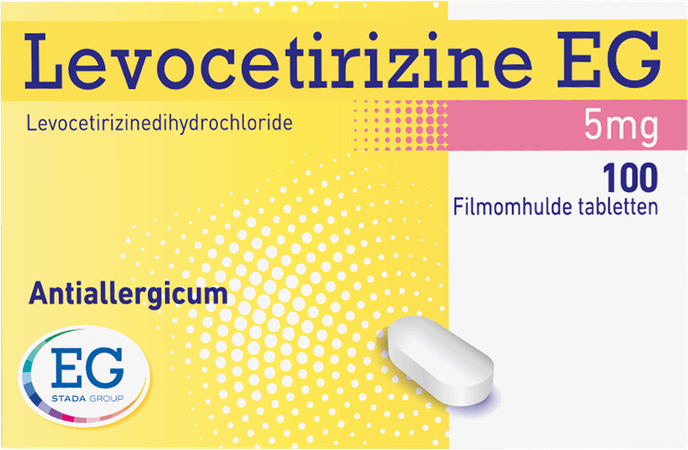 Levocetirizine EG 5 mg Comprimes Pellicules 100  -  EG
