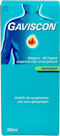 Gaviscon Menthe Munt Suspensie Drink 300 ml
