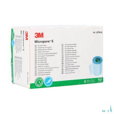 Micropore S 3M Hechtpleister 5 X500Cm  -  3M