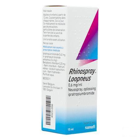 Rhinospray Ipratropium 0,6Mg/Ml Neusspray 15 ml