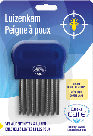 Eureka Care Luizenkam Metaal Dubbel Gestreept  -  Eureka Pharma