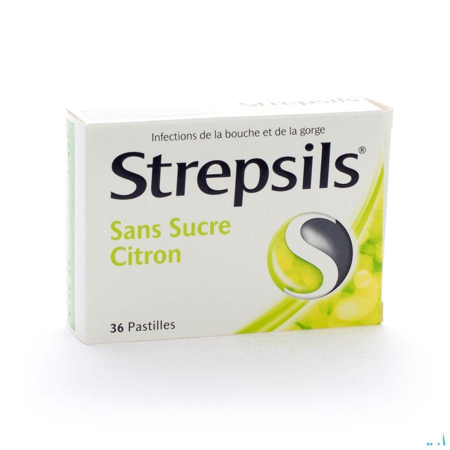 Strepsils Suikervrij Citroen Past 36