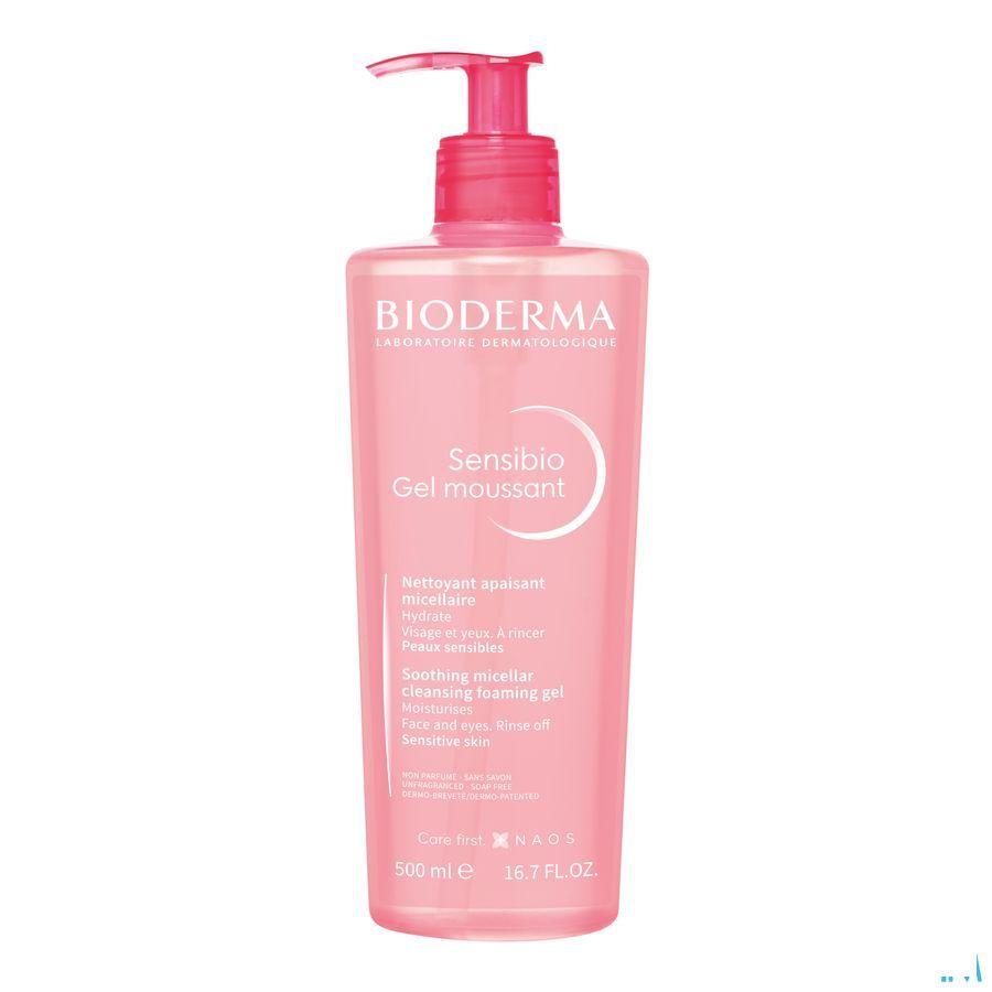 Bioderma Sensibio Gel Schuimend Pompfles 500 ml