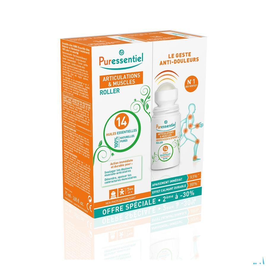 Puressentiel Articulation Roller 14 Huile Essentielle 2x75 ml  -  Puressentiel
