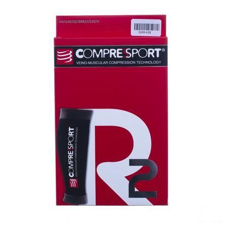 Compressport Calf R2 Black T5  -  Ocebio
