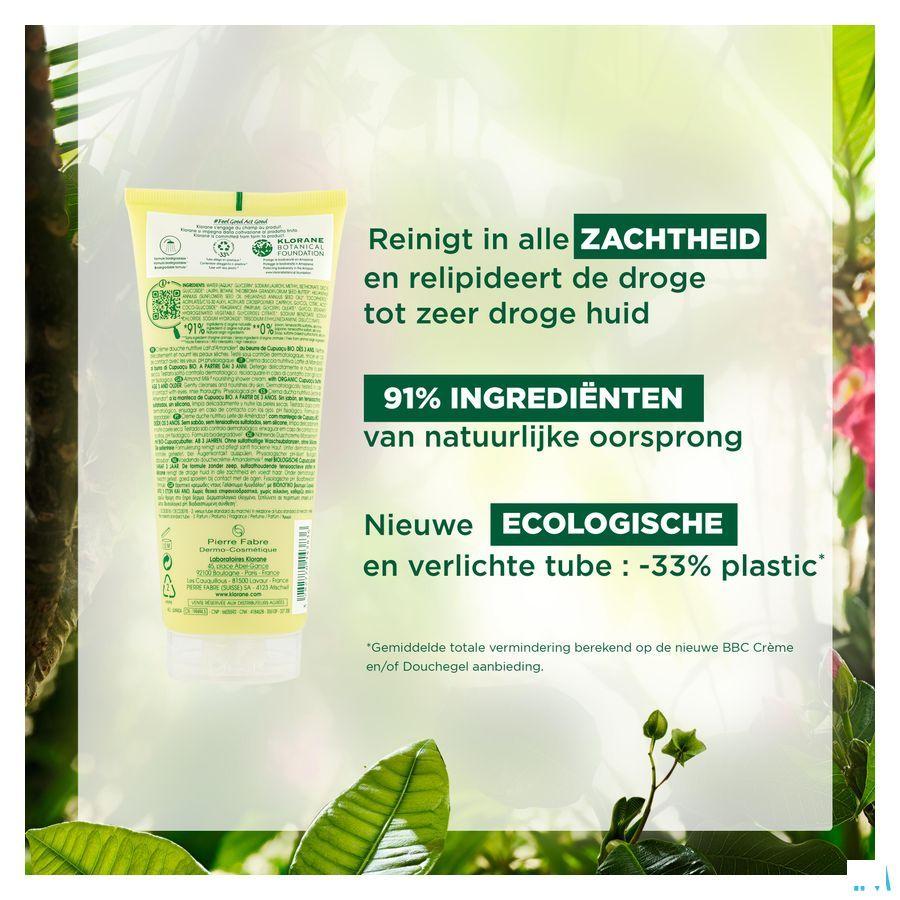 Klorane Lichaam DoucheCreme Amandelmelk 200 ml