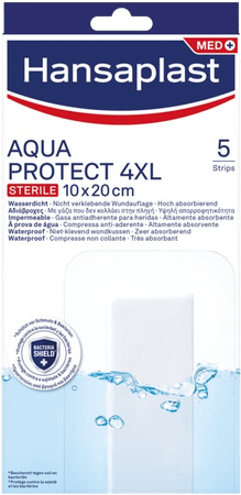 Hansaplast Aqua Protect Strips Ster 10 x 20Cm 4 xl 5